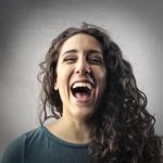50739875 - laughing woman's portrait